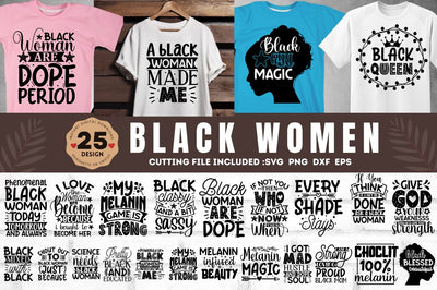 Black Woman SVG Bundle SVG Designangry 
