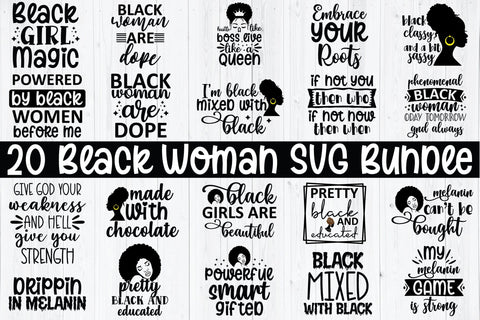 Black Woman SVG Bundle SVG md faruk hossain 