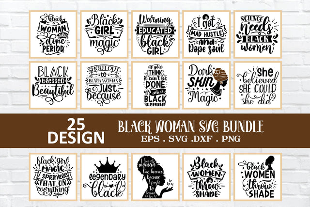 Black Woman SVG Bundle SVG md faruk hossain 