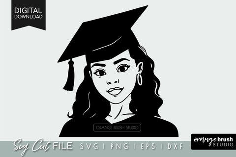 Black Woman SVG Graduation | Class OF SVG Design SVG OrangeBrushStudio 