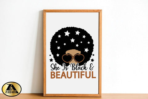 Black Woman SVG PNG EPS DXF Black Girl Magic SVG AFRO SVG SVG zoellartz 