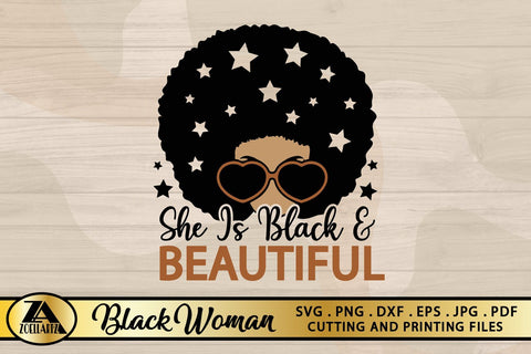 Black Woman SVG PNG EPS DXF Black Girl Magic SVG AFRO SVG SVG zoellartz 