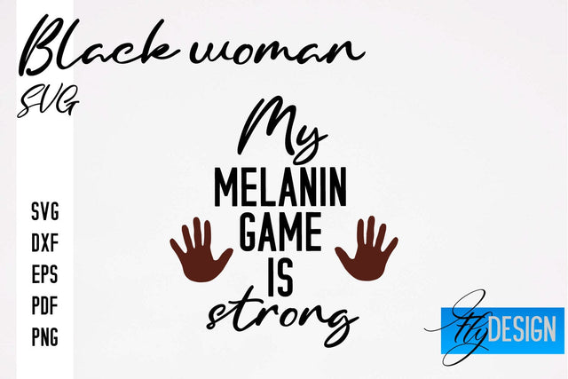 Black Woman SVG | Women Power SVG | Beauty SVG Design SVG Fly Design 