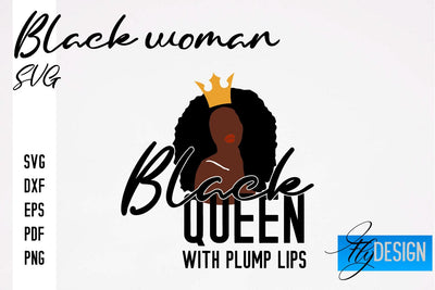 Black Woman SVG | Women Power SVG | Beauty SVG Design SVG Fly Design 