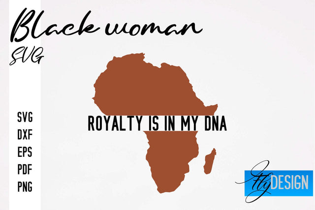 Black Woman SVG | Women Power SVG | Beauty SVG Design SVG Fly Design 