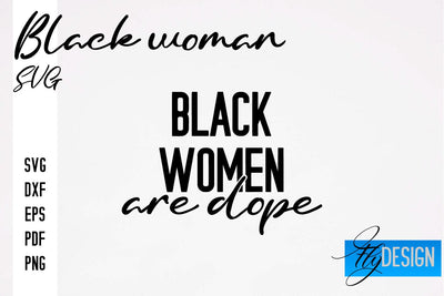 Black Woman SVG | Women Power SVG | Beauty SVG Design SVG Fly Design 