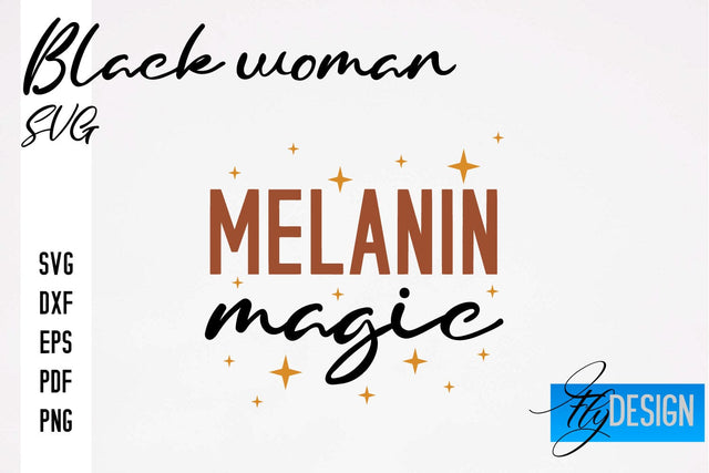 Black Woman SVG | Women Power SVG | Beauty SVG Design SVG Fly Design 