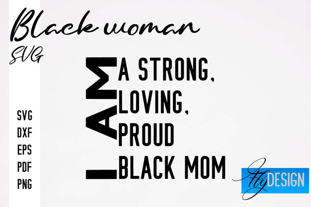 Black Woman SVG | Women Power SVG | Beauty SVG Design SVG Fly Design 