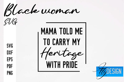 Black Woman SVG | Women Power SVG | Beauty SVG Design SVG Fly Design 