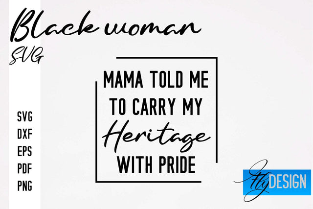 Black Woman SVG | Women Power SVG | Beauty SVG Design SVG Fly Design 