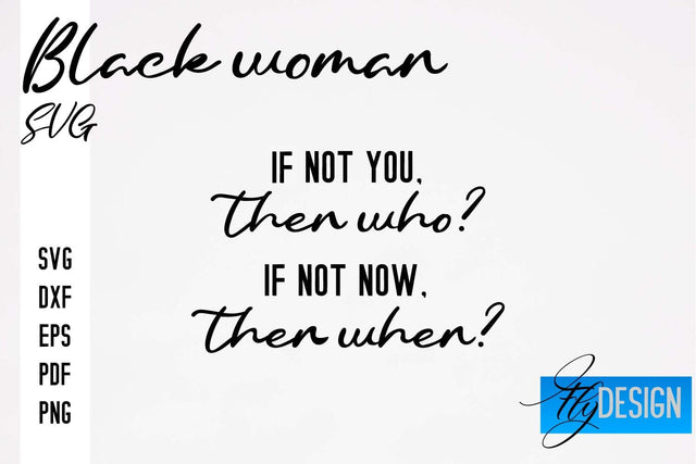 Black Woman SVG | Women Power SVG | Beauty SVG Design SVG Fly Design 