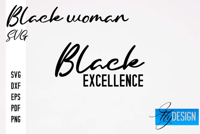 Black Woman SVG | Women Power SVG | Beauty SVG Design SVG Fly Design 