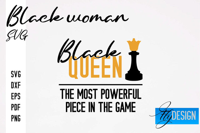 Black Woman SVG | Women Power SVG | Beauty SVG Design SVG Fly Design 