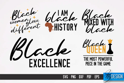 Black Woman SVG | Women Power SVG | Beauty SVG Design v.1 SVG Fly Design 