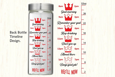 Black woman Water tracker, black girl Water tracker svg,black lady water tracker SVG Paper Switch 