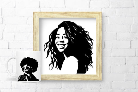 Black Women SVG Bundle | African American Woman SVG Designs SVG OrangeBrushStudio 