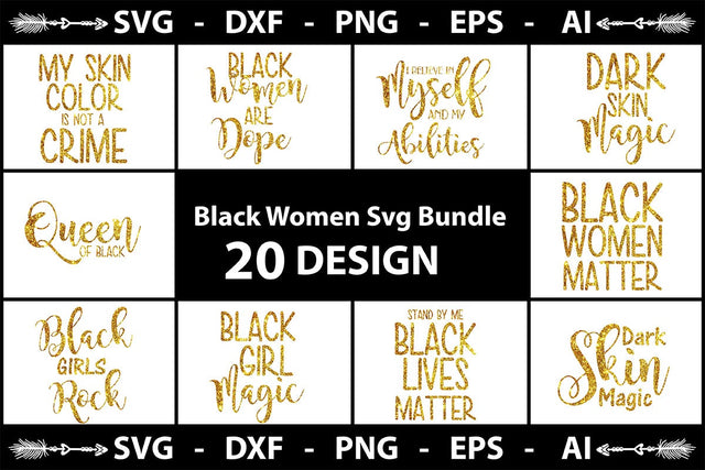 Black Women Svg Bundle SVG shah alam 