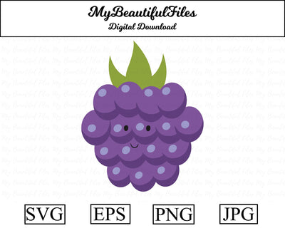 blackberries - fruit SVG MyBeautifulFiles 
