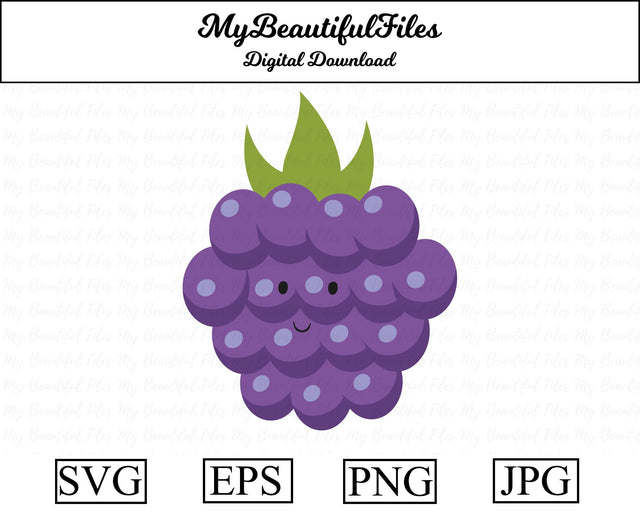 blackberries - fruit SVG MyBeautifulFiles 