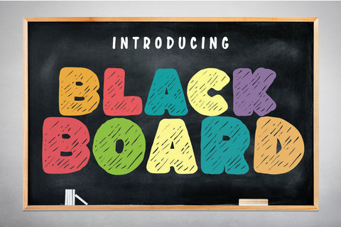 Blackboard Fonts Font Fox7 By Rattana 