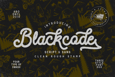 Blackcode Font Abo Daniel Studio 
