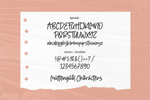 Blackdog Font Aestherica Studio 