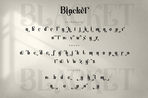 Blacket Font Letterara 