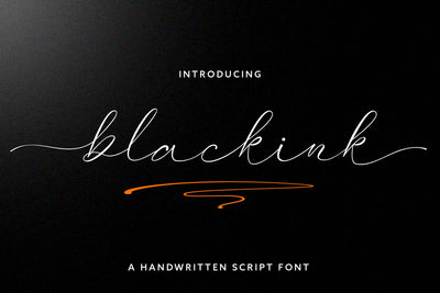 Blackink Font Jun Creative 