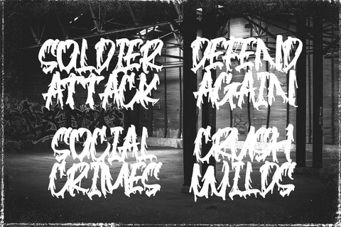 Blackink - Street Brush Display Font Font StringLabs 