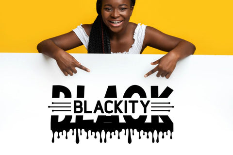 Blackity black SVG SVG DESIGNISTIC 