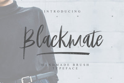 Blackmate Font BonjourType 