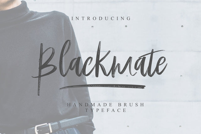 Blackmate Font BonjourType 
