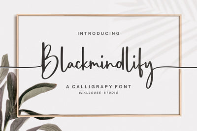 Blackmindlify Font Allouse.Studio 