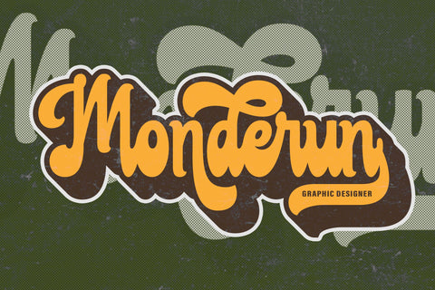 Blackmon - Retro and Bold Script Font ahweproject 