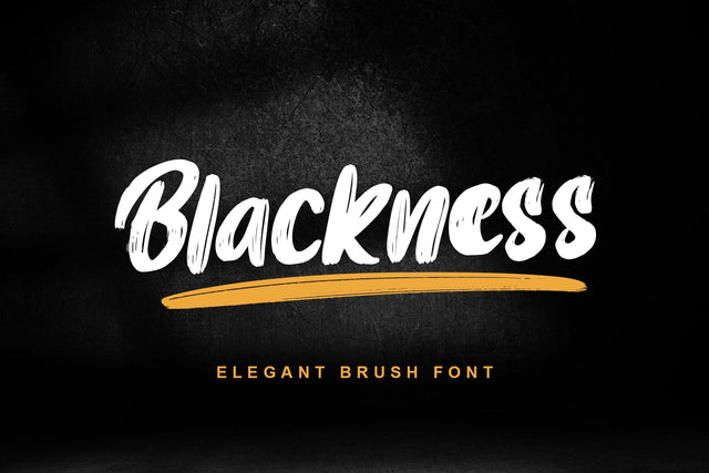 Blackness Font Letterara 