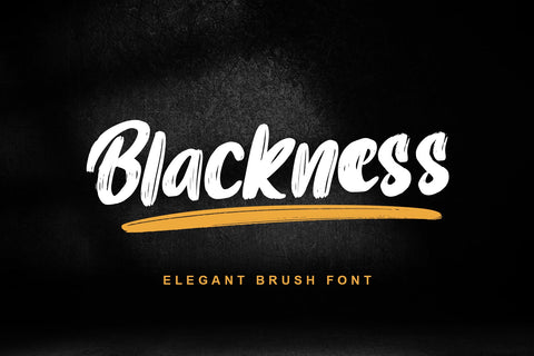 Blackness Font Letterara 