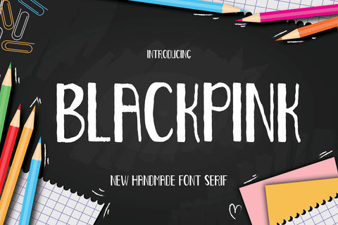 BLACKPINK Font Rtceative 