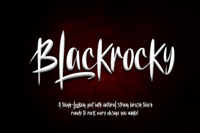 Blackroky Font Letterara 