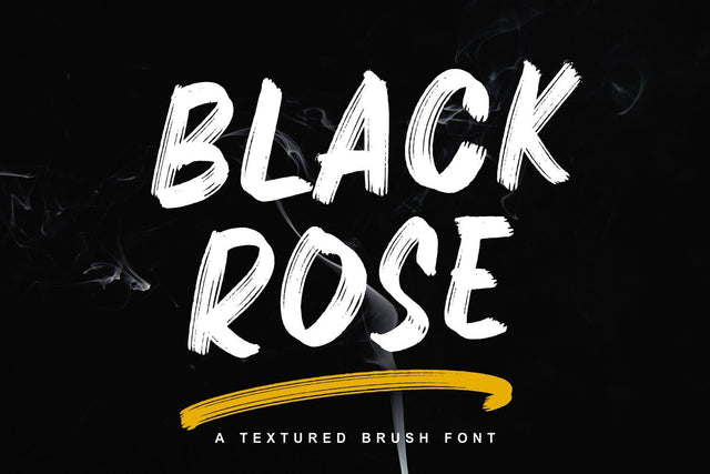 BlackrosE Font Mozarella 