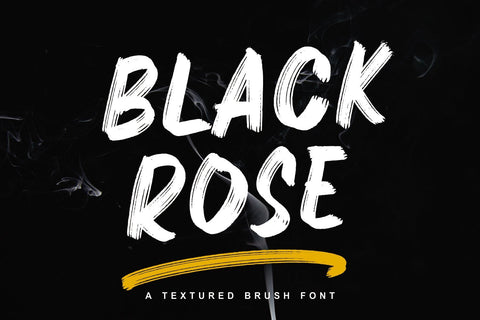 BlackrosE Font Mozarella 