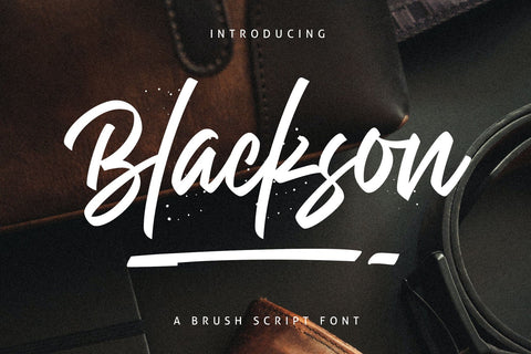 Blackson – Urban Style Font Arterfak Project 