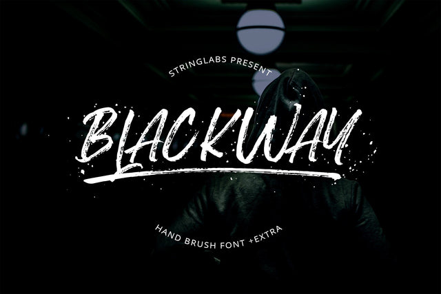 Blackway - Handbrush Font Font StringLabs 
