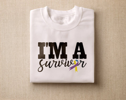 Bladder Cancer Awareness SVG Bundle, 22 Designs, Bladder Cancer Ribbon SVG, Yellow, Blue and Purple Cancer Ribbon SVG SVG HappyDesignStudio 