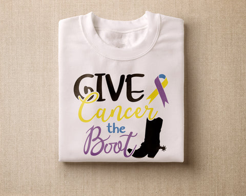 Bladder Cancer Awareness SVG Bundle, 22 Designs, Bladder Cancer Ribbon SVG, Yellow, Blue and Purple Cancer Ribbon SVG SVG HappyDesignStudio 