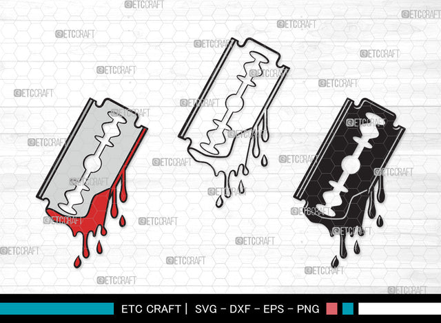 Blade Razor Clipart SVG | Blade Razor SVG | Blade Svg | Razor Svg | Shaving Svg | Blade Razor Clipart SVG ETC Craft 