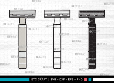 Blade Razor Clipart SVG | Blade Razor SVG | Blade Svg | Razor Svg | Shaving Svg | Blade Razor Clipart SVG ETC Craft 