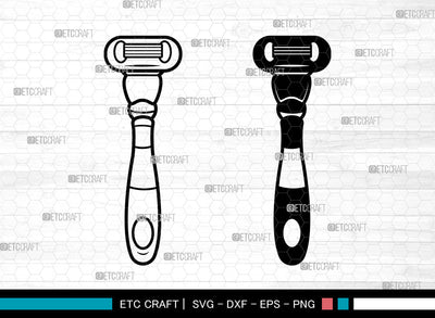 Blade Razor SVG, Barber Shop Svg, Straight Razor Svg, Barber Shaving Blade Svg, Razor Svg, Barber Tools Svg, Razor Blade Svg SVG ETC Craft 