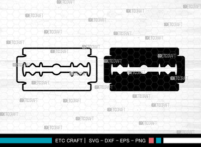Blade Razor SVG, Barber Shop Svg, Straight Razor Svg, Barber Shaving Blade Svg, Razor Svg, Barber Tools Svg, Razor Blade Svg SVG ETC Craft 
