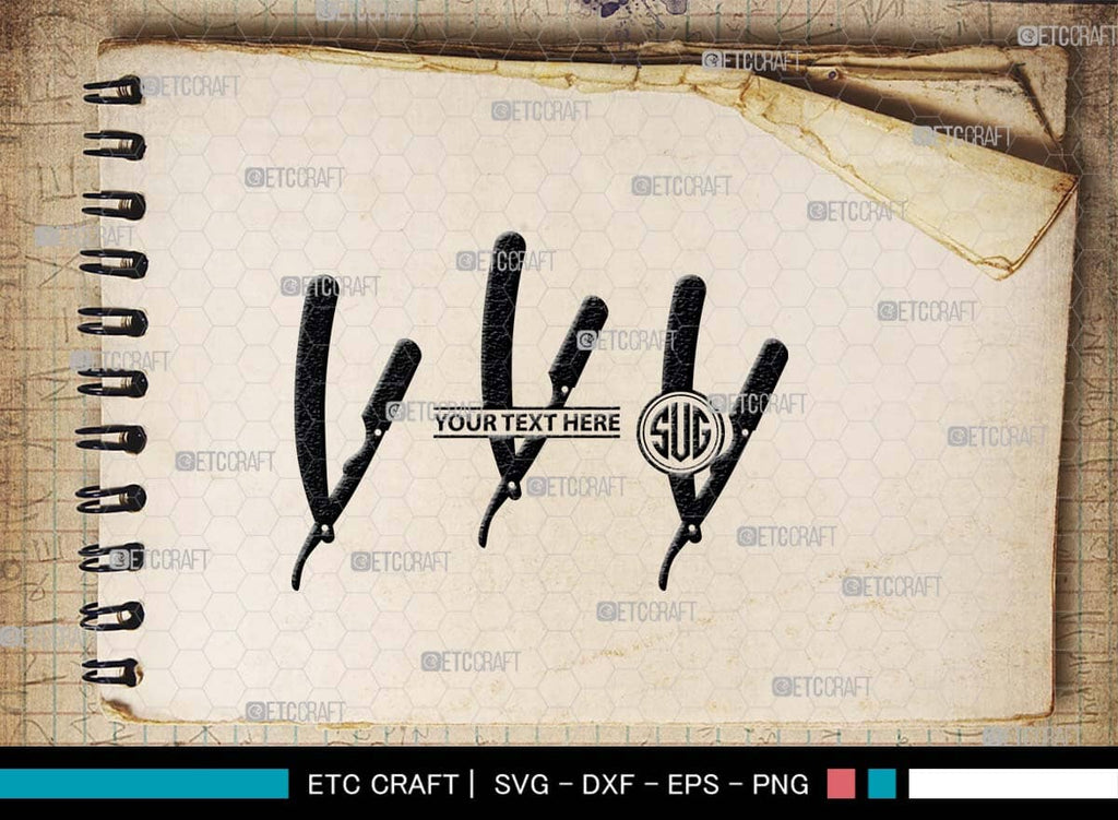 Blade Razor SVG Bundle, Blade Razor Silhouette, Shaving Razor Svg ...