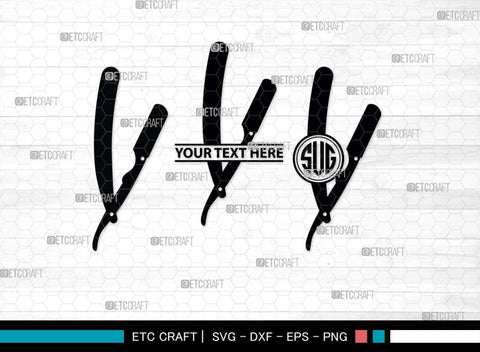 Blade Razor SVG Bundle, Blade Razor Silhouette, Shaving Razor Svg, Razor Svg, Straight Razor Svg, Barber Svg SVG ETC Craft 